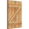 Ekena Millwork Joined Board-n-Batten Shutters w/Z-Bar, Rough Sawn Western Red Cedar, 21 1/2W x 29H, PR RBJ06Z21X029RWR - alternate 5